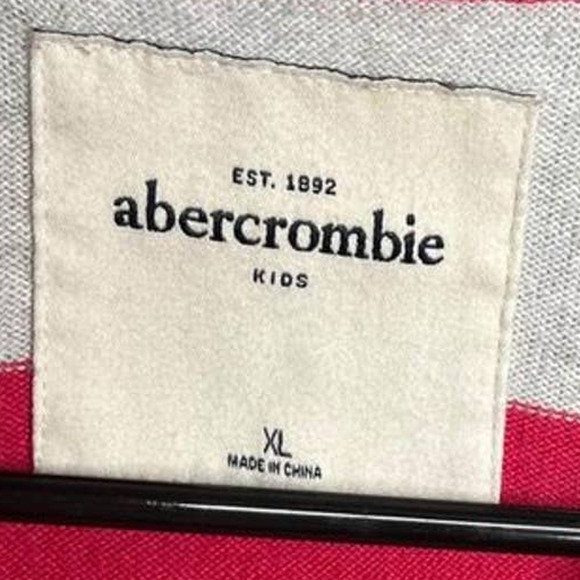 Abercrombie Kids Y2K Button Down V Neck Cardigan XL - Picture 3 of 3